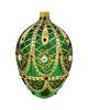 ozdoby choinkowe Bombka choinkowa: Ekskluzywne jajo Faberge z kamieniami: zielone