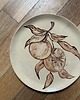 patery i talerze Ręcznie robiony talerz ceramiczny z motywem cytrusów