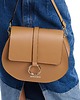 torby na ramię Torebka skórzana crossbody - kolor rudy (7099)