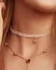 chokery Choker potrójny Crystal Angel