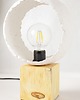 lampy stołowe Lampa stołowa drewno papier 025 Manolito