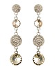 kolczyki swarovski Srebrne kolczyki z kryształami marki Swarovski