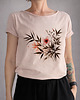t-shirt damskie Bambus kwiaty Rose Oversize