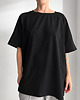 t-shirt damskie Czarna bluzka raglan