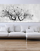 grafiki i ilustracje Grafika na płotnie MAGNOLIA drzewo- 150x60cm