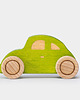 klocki i zabawki drewniane Autko Garbus  zielone + personalizacja