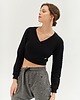 topy damskie Top do jogi MOONDUST Crop Top - black sky xs/s