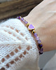 bransoletki z kamieni naturalnych BTS- Army-- I purple you- Lilla- dla fanek kpop i nie tylko