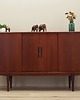 komody Highboard tekowy, duński design, lata 60, produkcja: Dania