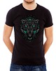 t-shirty męskie Koszulka organiczna z nadrukiem Etniczny wilk 2
