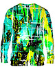 bluzy męskie Bluza Bez Kaptura Męska DR.CROW Greasy Lime