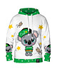 bluzy męskie Męska Bluza z kapturem DR.CROW Cute Coala