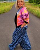 komplety damskie Jeansowe spodnie palazzo