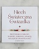 bransoletki na sznurku Świąteczne Życzenia w bransoletce!