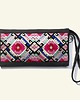 kopertówki Haftowana Mini Kopertówka Boho Geometric