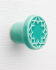 gałki do mebli Gałka do mebli, miętowo-turkusowa, wz.3