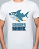 t-shirty męskie Koszulka  z nadrukiem Grandpa shark