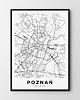 plakaty Plakat Mapa Poznań