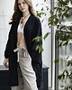 marynarki damskie Kimono lniane Base Negro