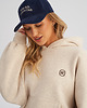 czapki damskie Sztruksowa czapka BASEBALLOWA granatowa