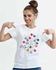 t-shirt damskie Koszulka organiczna z nadrukiem Magic christmas