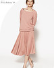 spódnice midi spódnica PRIMA BALLERINA szminkowy róż