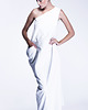 sukienki midi damskie One shoulder assymetry