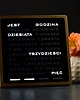 zegary Word Clock - zegarek słowny  j. polski