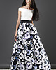 spódnice maxi Spódnica maxi w kwiaty