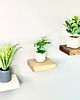 półki Rustykalna półka ścienna wisząca kwietnik naturalne drewno 20 cm