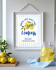plakaty Lemonade poster, plakat cytryny,  dekoracja ścienna kuchni
