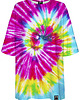 t-shirt damskie DR.CROW T-shirt Damski Oversize Tie Die Colorful