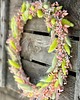 wianki Wianek z naturalnych, suszonych roślin na metalowej obręczy