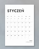 kalendarze i plannery Karty kalendarza 2025 A3 PL - zestaw