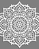 dekoracje - na ścianę AŻUROWA DEKORACJA ŚCIENNA 3D, MANDALA, YOGA, PIĘKNY, DEKORACYJNY PANEL