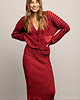 kardigany damskie Kardigan LOVE LINES mini red