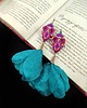 kolczyki soutache Kolczyki Sutasz Little One Kwiaty Tropikalne