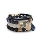 bransoletki z kamieni naturalnych Navy blue and white vol. 21 /27.04.22/ -  set