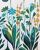 obrazy Obraz łąka kwietna - abstrakcja Garden III - obraz ręcznie malowany  25x30 cm