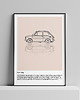 plakaty Plakat Polska Motoryzacja - Fiat 126p