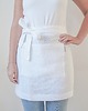 fartuchy kuchenne Lniany fartuszek zapaska PURE WHITE
