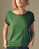 t-shirt damskie Butelkowy Zgaszony Oversize Bez Nadruku