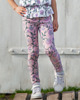 legginsy i getry dla dziewczynki Legginsy dziewczęce zmieniające kolory  - kwiaty