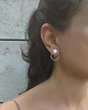 kolczyki srebrne Kolczyki DOUBLE RINGS, srebro 925