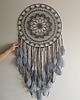 łapacze snów Szary łapacz snów Dream catcher