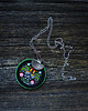 wisiory Folkowy wisior soutache z łowickim motywem