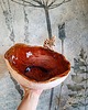 miski i misy Miska duża na różności, Misa ceramiczna, Bursztynowa misa, Misa Grzyb