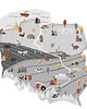 naklejki ścienne do pokoju dziecka Naklejka mapa Polski szara 150x100cm