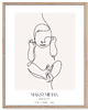 obrazy i plakaty do pokoju dziecięcego Metryczka, Plakat Line Art dla dziecka, Plakat z imieniem, chrzciny plakat