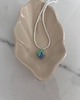 wisiory Handmade naszyjnik z koralików z plecionym owocem niebieskim jasnym